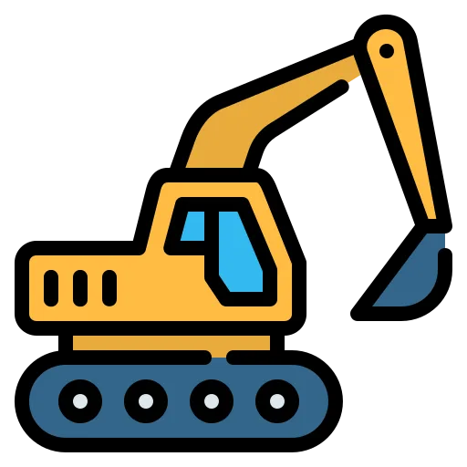 Raef Bau – Innenbau, Fliesenlegen, Trockenbau, Vermietung von Baugeräten – Symbol